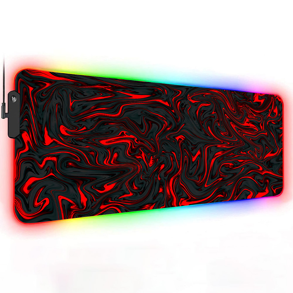 Коврик для мыши RGB с красно-ч – обзор и цена Pc Gaming Liquid