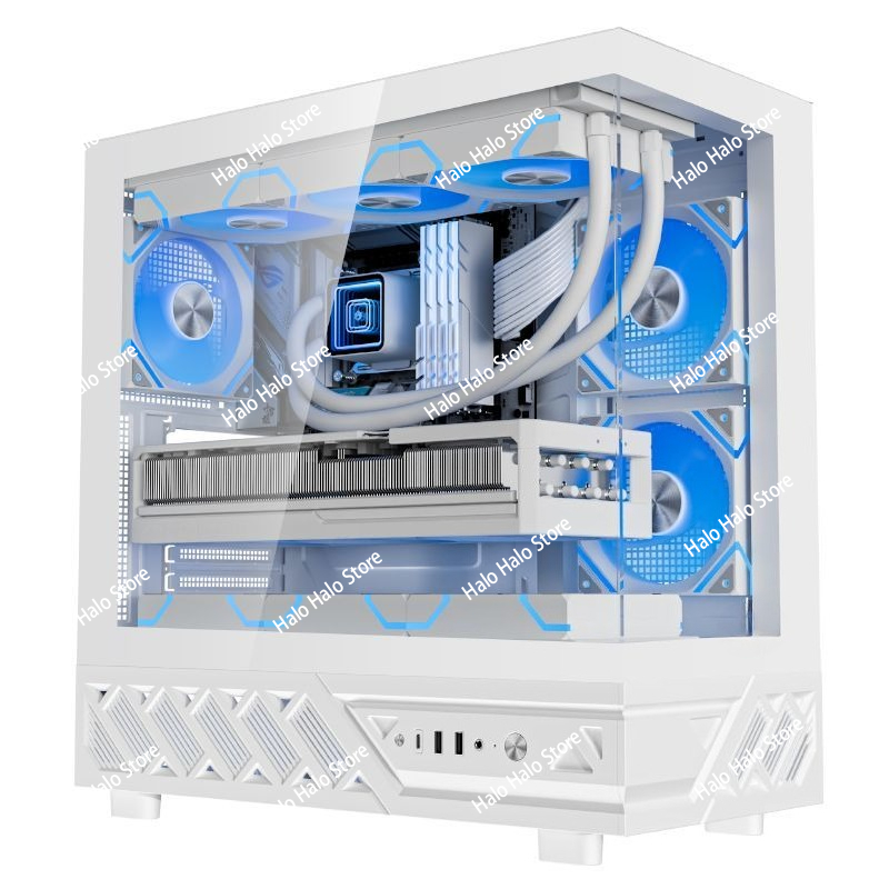 Белый корпус для ПК Seaview AT – обзор и цена Pc Gaming Liquid