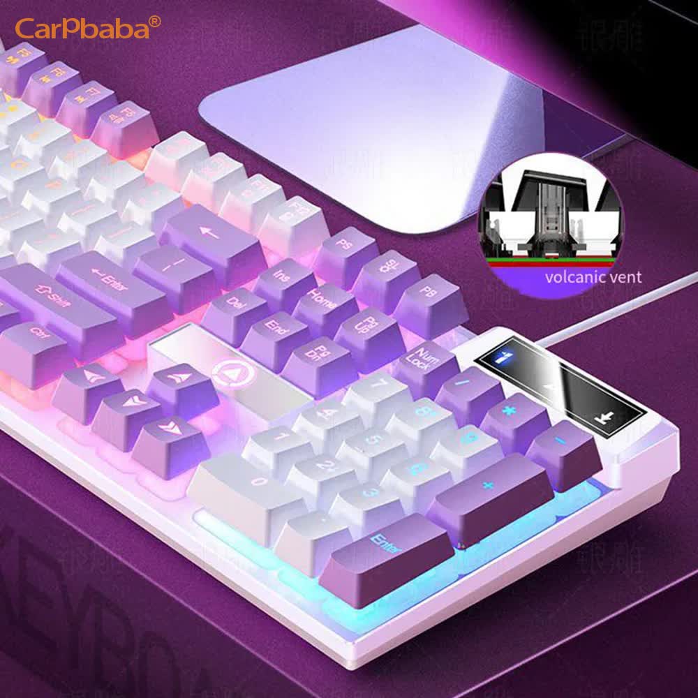 Carpbaba K500 104-клавишная US – обзор и цена Pc Gaming Pink