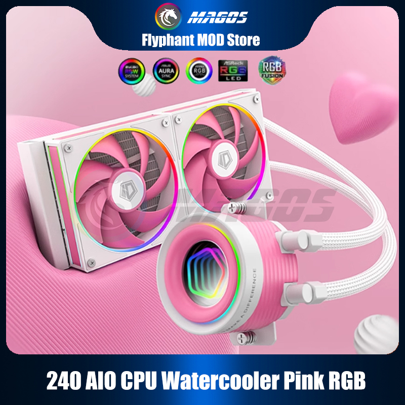 240 AIO CPU Watercooler Pink R – обзор и цена Pc Water Cooling