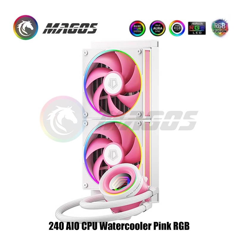 240 AIO CPU Watercooler Pink R – обзор и цена Pc Water Cooling